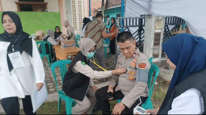 Sidokes Polres gelar pemeriksaan kesehatan petugas pengamanan PSU