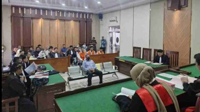 SIdang lanjutan perkara ijazah palsu anggota DPRD Lampung Selatan.