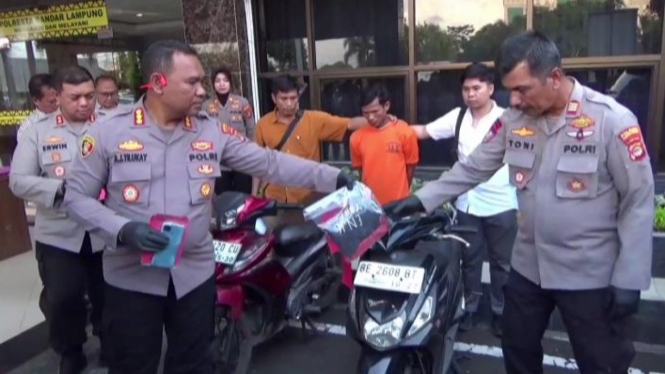 Polisi tangkap suami bunuh istrinya di Bandar Lampung.