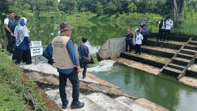 Tim Gabungan cek dugaan pelanggaran Pabrik Singkong di Lampura.