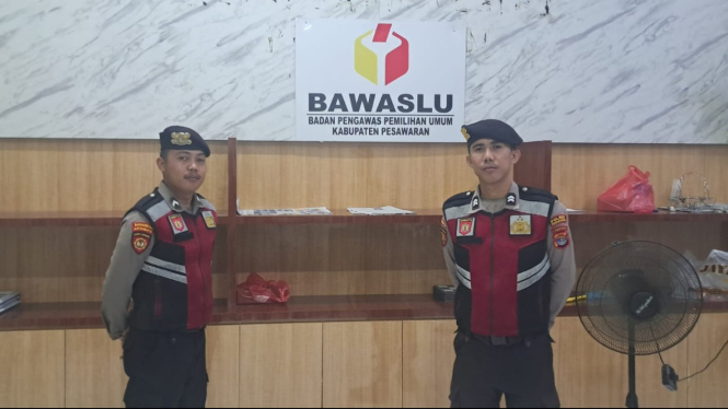 Samapta Polres Pesawaran patroli ke objek vital.
