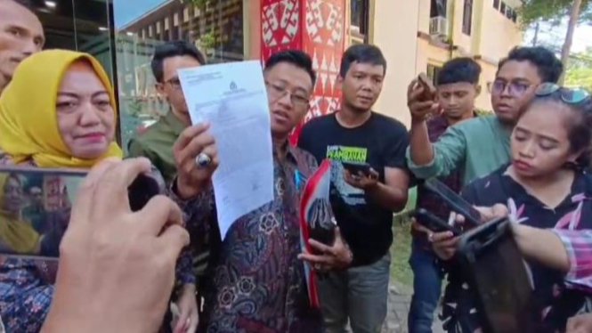 Ibu Mahasiswa FEB Unila melaporkan ke Polda Lampung.