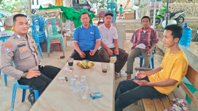 Bhabinkamtibmas Polres Pesawaran Gencarkan "Cooling System"