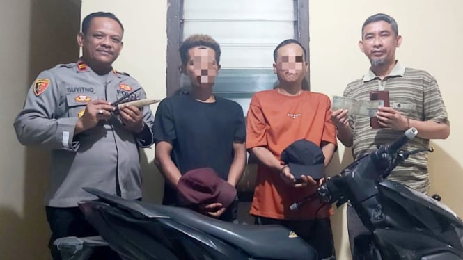 Polsek Palas berhasil mengungkap kasus pencurian sepeda motor.
