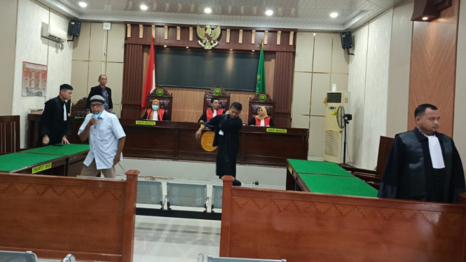 SIdang lanjutan perkara ijazah palsu anggota DPRD Lampung Selatan.