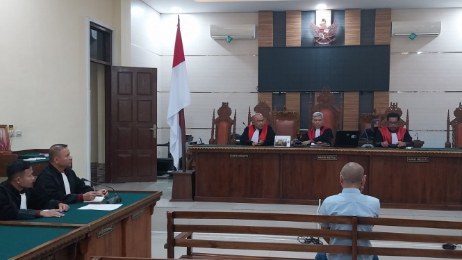 Sidang vonis korupsi proyek SPAM di Bandar Lampung.