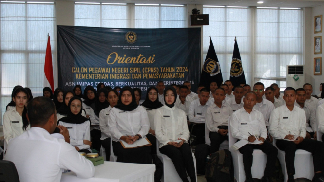 Kegiatan Orientasi CPNS kementerian Imigrasi dan Pemasyarakatan.