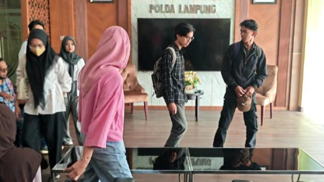 Panitia pelaksana kegiatan diksar Mahepel Unila.