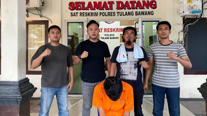 Polisi tangkap pencuri sapi di Tulang Bawang.