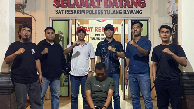 Polres Tulang Bawang tangkap pelaku penggelapan sertifikat tanah.