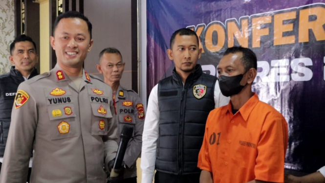 Polres Pringsewu Tahan Kepala Pekon, Salahgunakan Dana Desa.