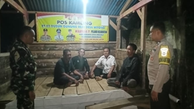 Kolaborasi TNI–Polri lewat sambang Pos Ronda.