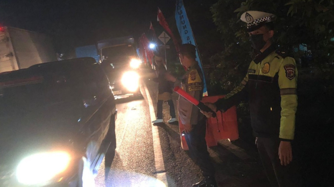 Polsek Tegineneng amankan acara Adat Begawi.