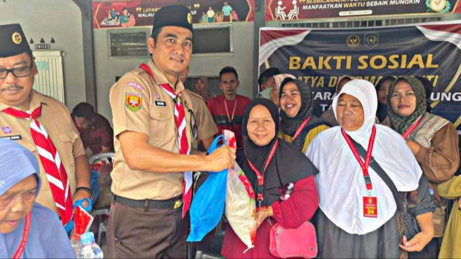 Bakti sosial yang dilakukan