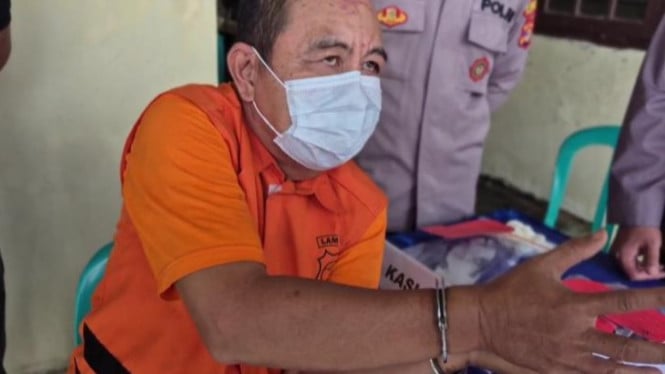 Ujang Syafrudin alias Uje, pelaku pembunuhan sopir travel.