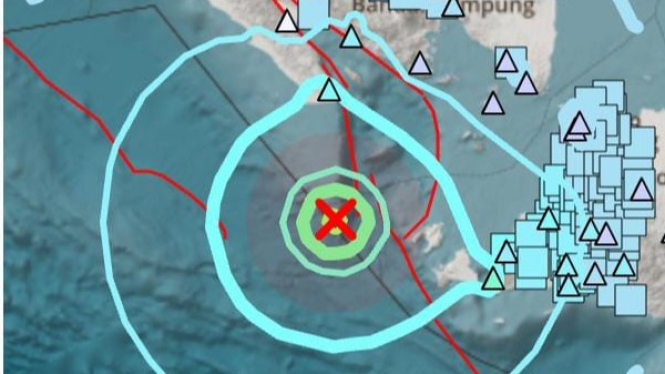 Gempa Berasal dari Sumur, Banten.