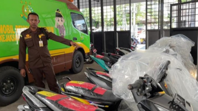Kejari Lampung Utara lelang barang rampasan negara.