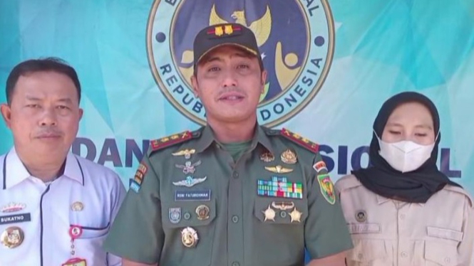 Dandim 0412 Lampung Utara, Letkol Inf. Rony Faturrohman.