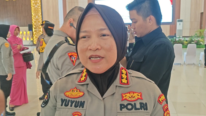 Kabid Humas Polda Lampung, Kombes Pol Yuni Isawandari Yuyun.