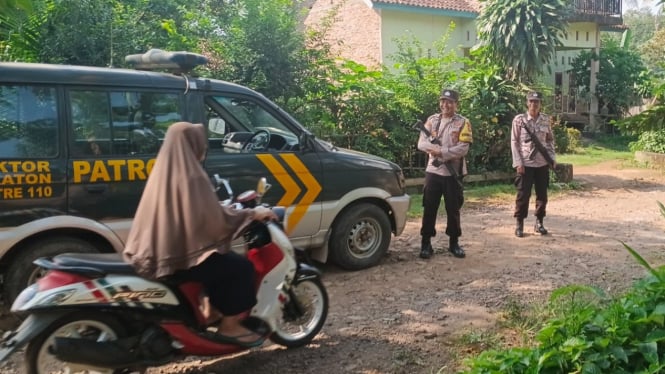 Polsubsektor Negeri Katon Gencarkan Patroli Pagi di Lumbirejo.
