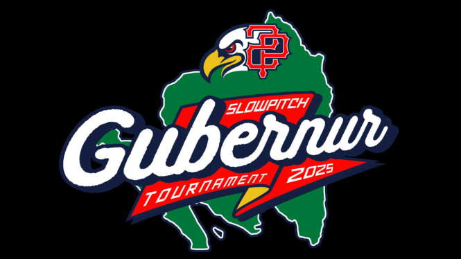 Logo Gubernur Slowpitch Tournament 2025.