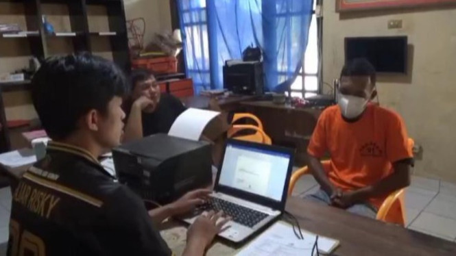 Residivis maling motor ditangkap polisi.