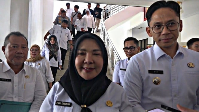 Walikota Bandar Lampung bersama Bupati Lampung Selatan
