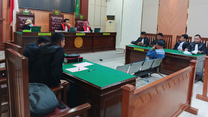 Sidang perkara ijazah palsu DPRD Lampung Selatan.
