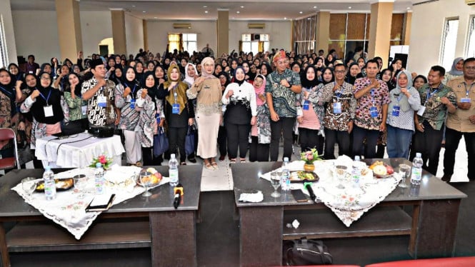 Sesi foto bersama