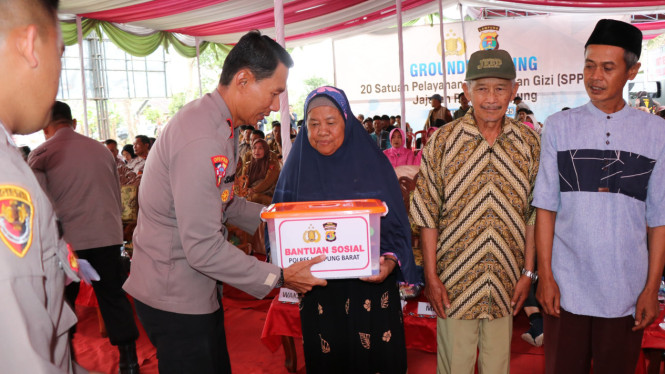 Polres Lampung Barat resmikan SPPG, dukung program pangan nasional