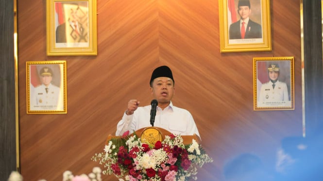 Menteri ATR/BPN, Nusron Wahid saat kunker di Lampung.