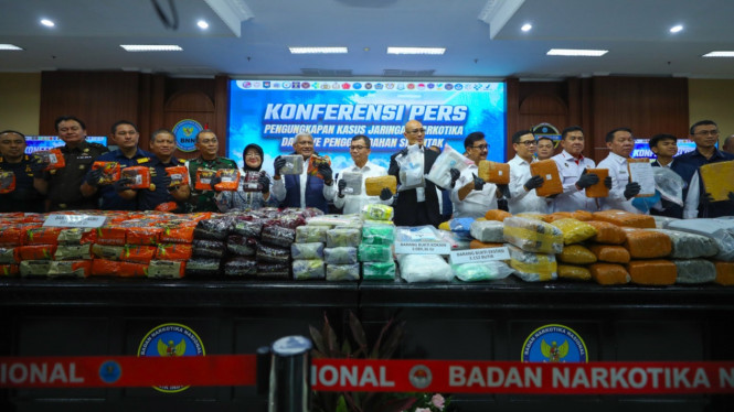 BNN berhasil mengungkap 84 kasus narkotika dengan 136 tersangka.