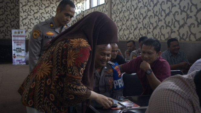 Polres Lampung Selatan gelar tes psikologi senpi.