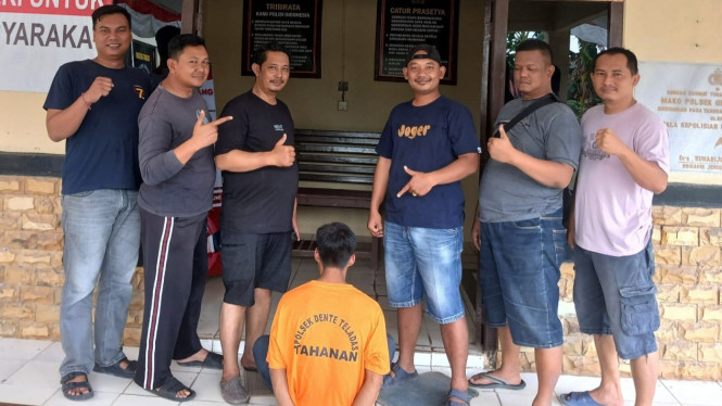 Polisi tangkap pelaku pencurian motor.