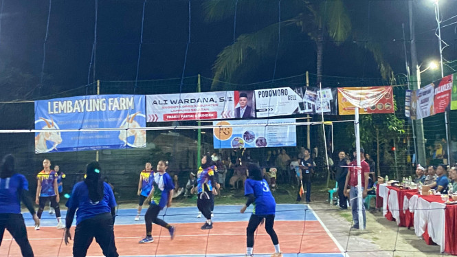 Semarak HUT RI Ke-80, Desa Pasuruan gelar turnamen Voli antardusun