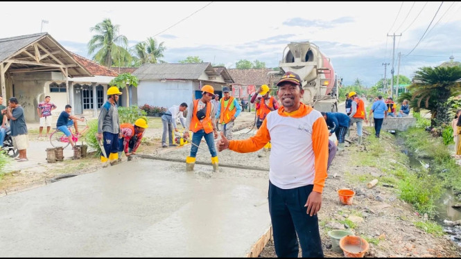 Perbaikan jalan yang dilakukan
