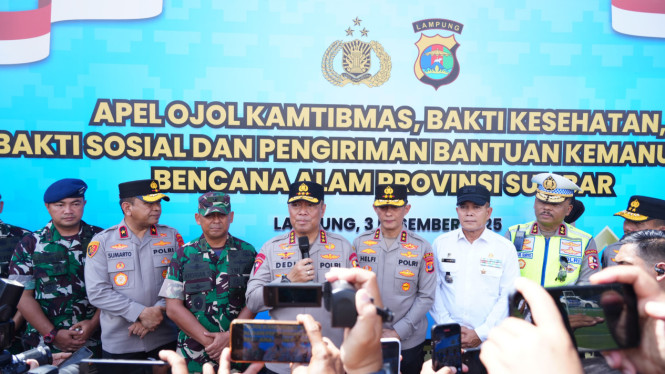 Wakapolri Lepas Bantuan Kemanusiaan
