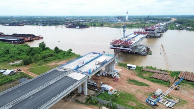 Hutama Karya menyiapkan pengoperasian fungsional ruas jalan tol.