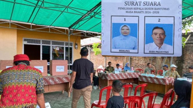 Pemilihan kepala dusun Banyuman, Kabupaten Lampung Selatan.