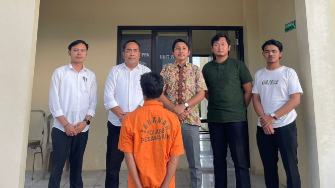 Polres Pesawaran amankan pelaku pencabulan anak di bawah umur.