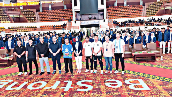 Sesi foto bersama
