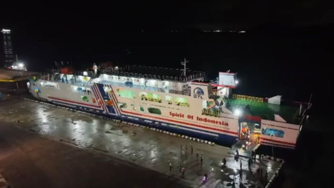 Pelabuhan PT Wika Beton Bakauheni mulai operasi bongkar kendaraan.