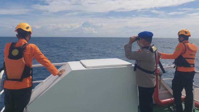 Tim SAR gabungan terus lakukan pencarian 8 ABK KM Maulana 30.