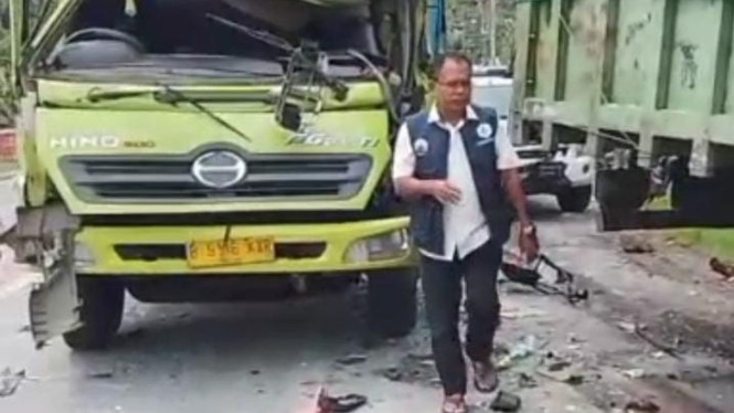 Kecelakaan di Tarahan, Lampung Selatan.