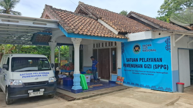Dapur SPPG Sumber Sari, Lampung Selatan.