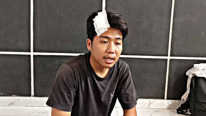 Hendra Winata saat diwawancarai