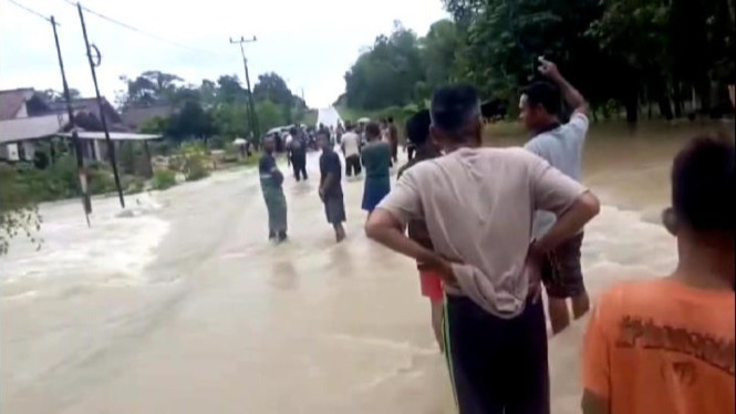 Banjir Terjang 15 Desa di Kabupaten Mesuji.