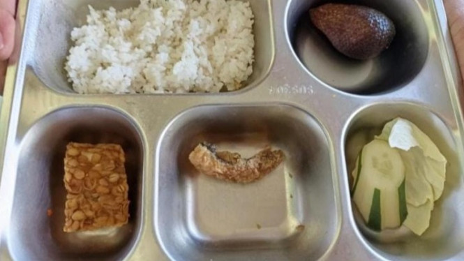 Menu Makanan Bergizi Gratis di Lampung Barat.