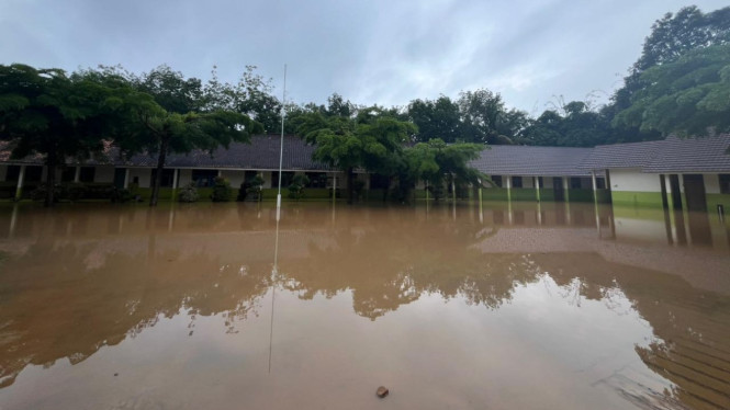 Banjir rendam 3 Kecamatan di Lampung Utara.