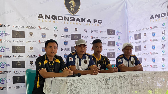 Klub sepak bola asal Tanggamus, Angonsaka FC resmi dilaunching.